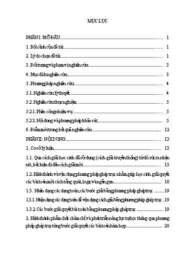 SKKN Bồi dưỡng phẩm chất chăm chỉ; Phát triển năng lực tự học, năng lực giải quyết vấn đề trong việc sử dụng phương pháp ghép trục một số bài toán liên quan đến hàm hợp cho học sinh khối 12 tại trường THPT