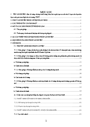 Sáng kiến kinh nghiệm Rèn kĩ năng chứng minh trong kiểu bài nghị luận về vấn đề lí Luận văn học cho học sinh giỏi môn Ngữ văn ở trường THPT