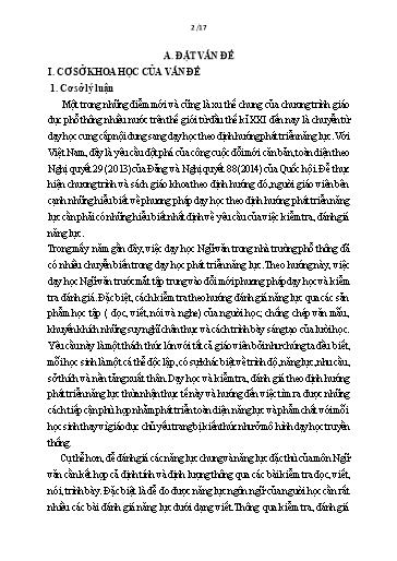 Sáng kiến kinh nghiệm Sử dụng phiếu đánh giá trong dạy học phát triển kĩ năng viết cho học sinh Lớp 6 (bộ sách Kết nối tri thức)